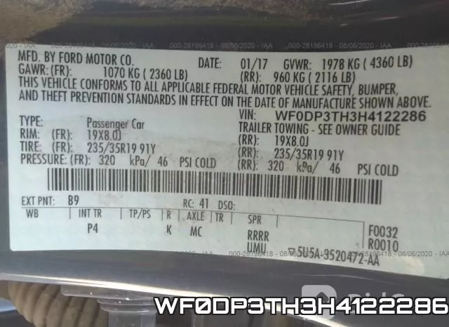 WF0DP3TH3H4122286 фото 10