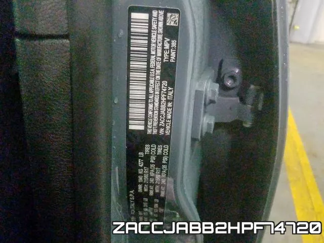 ZACCJABB2HPF74720 фото 2