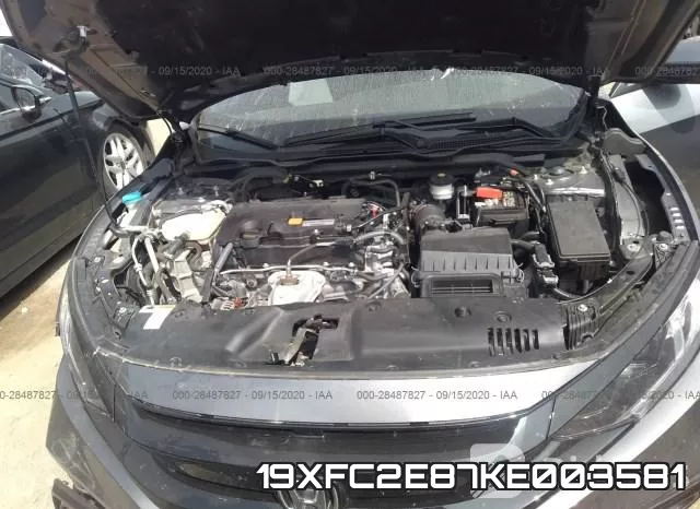 19XFC2E87KE003581 фото 2