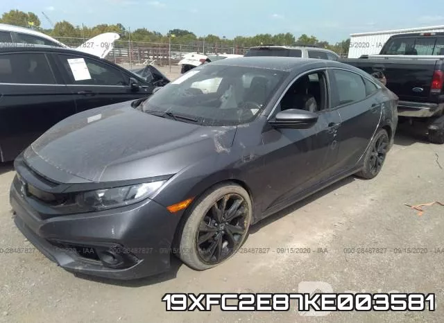 19XFC2E87KE003581 фото 3