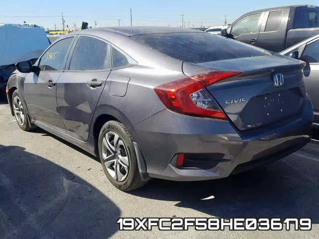19XFC2F58HE036179 фото 4