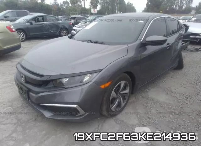 19XFC2F63KE214936 фото 3