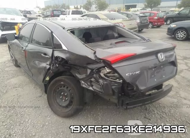 19XFC2F63KE214936 фото 4