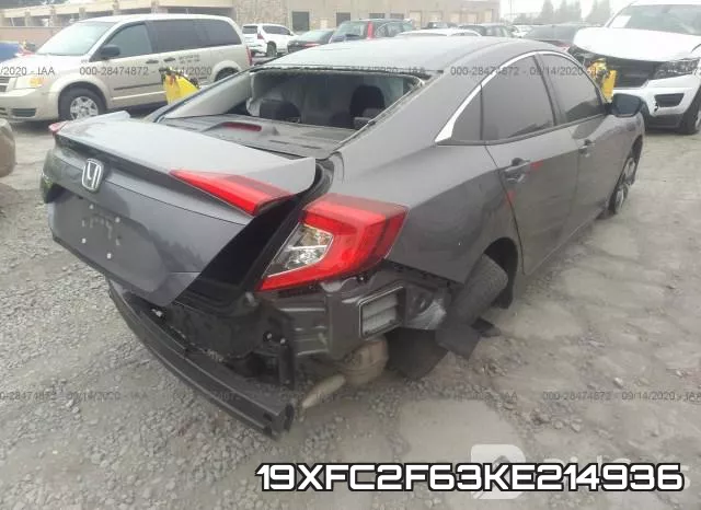 19XFC2F63KE214936 фото 5