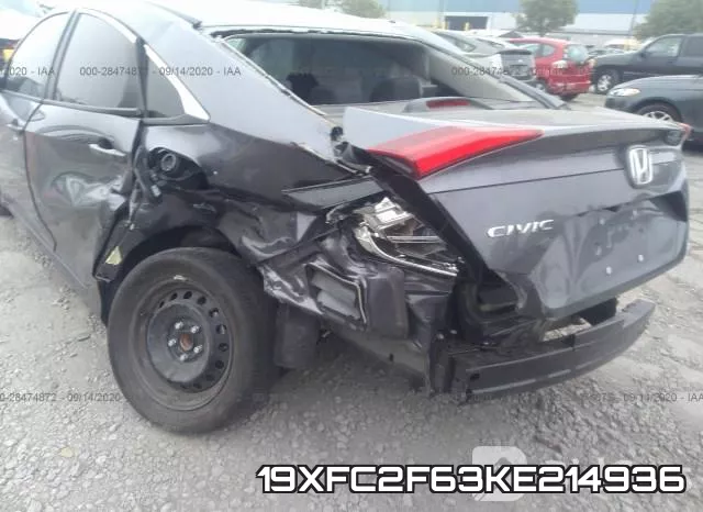 19XFC2F63KE214936 фото 7
