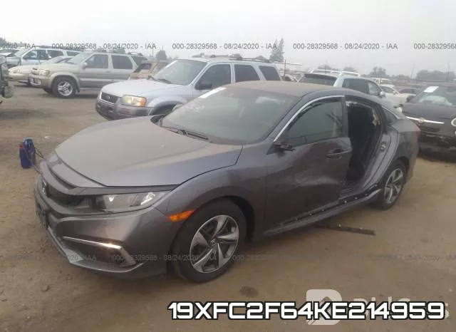 19XFC2F64KE214959 фото 3