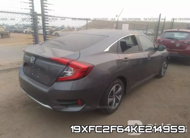 19XFC2F64KE214959 фото 5