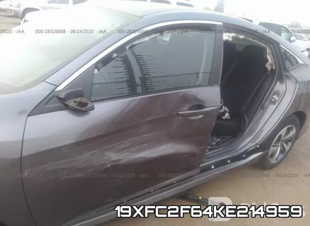19XFC2F64KE214959 фото 7