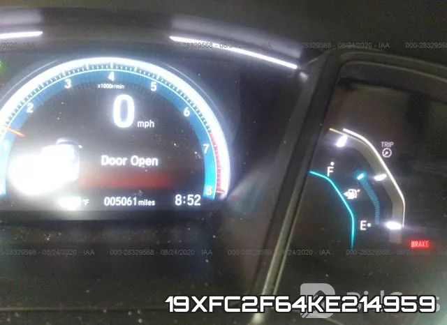 19XFC2F64KE214959 фото 8