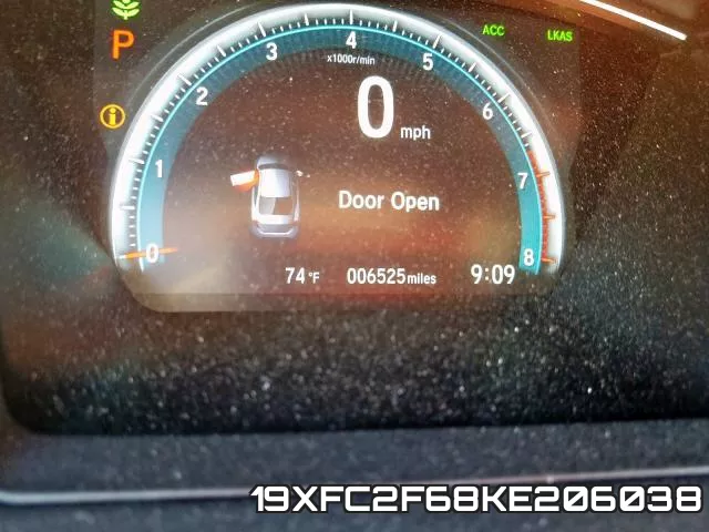 19XFC2F68KE206038 фото 9