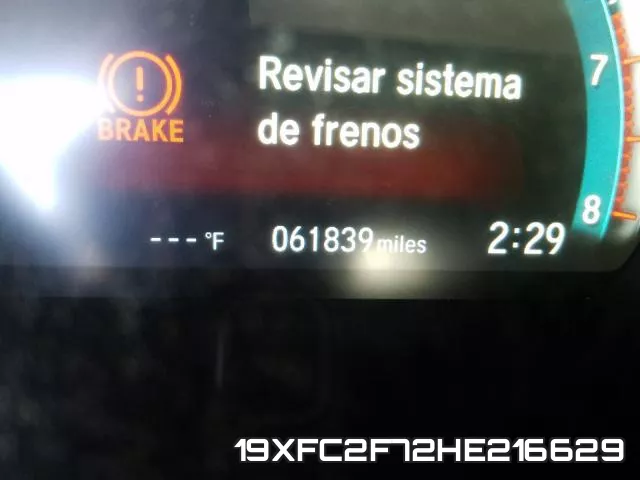 19XFC2F72HE216629 фото 9