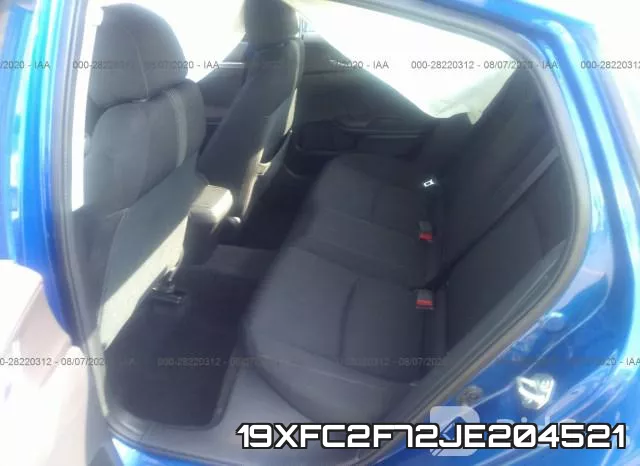 19XFC2F72JE204521 фото 9