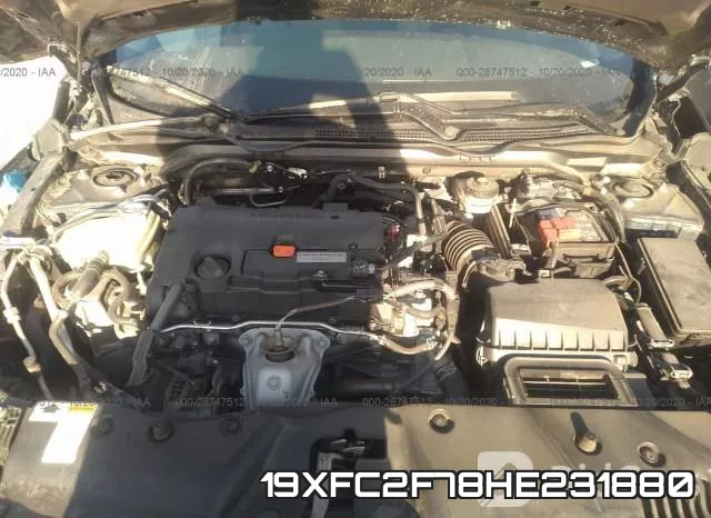 19XFC2F78HE231880 фото 2
