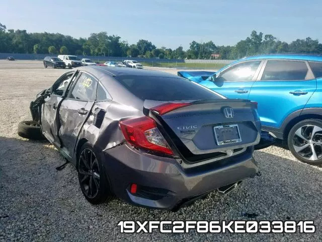 19XFC2F86KE033816 фото 4