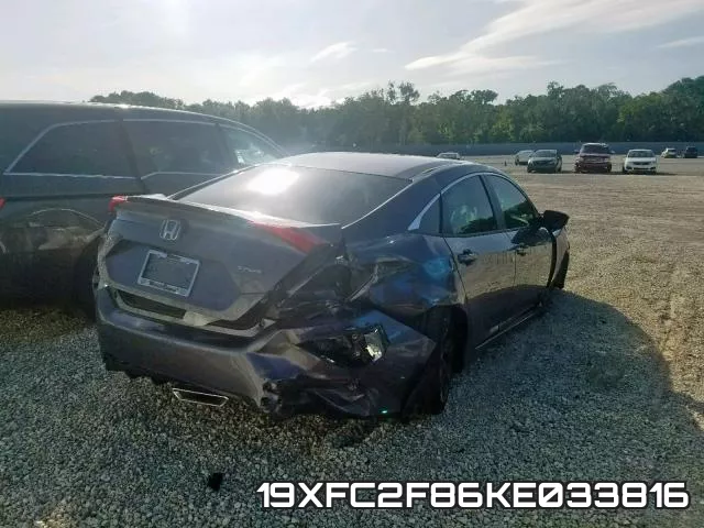 19XFC2F86KE033816 фото 5
