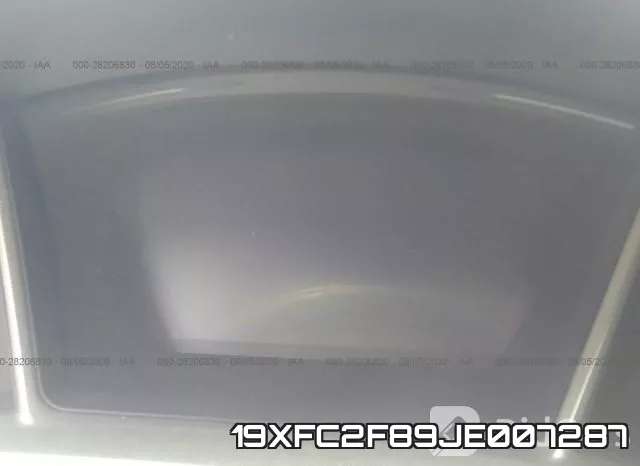 19XFC2F89JE007287 фото 8