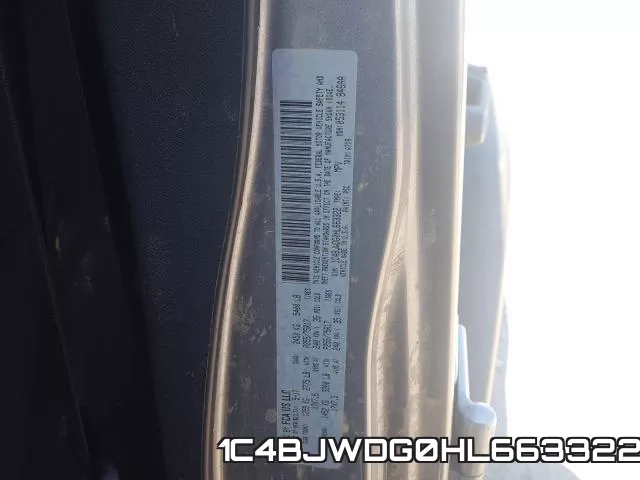 1C4BJWDG0HL663322 фото 2