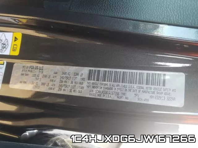 1C4HJXDG6JW167266 фото 2