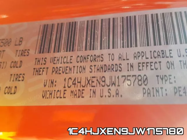 1C4HJXEN9JW175780 фото 2