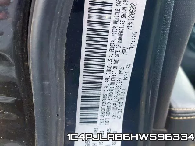 1C4PJLAB6HW596334 фото 2