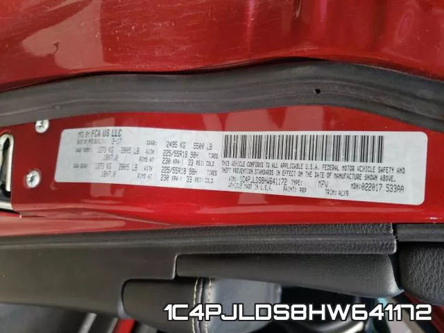 1C4PJLDS8HW641172 фото 2
