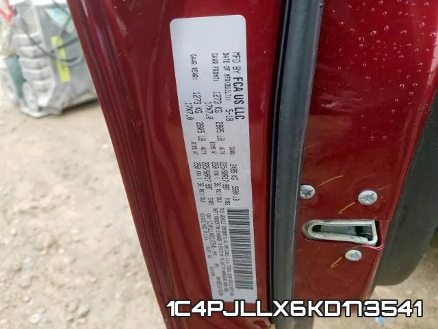 1C4PJLLX6KD173541 фото 2
