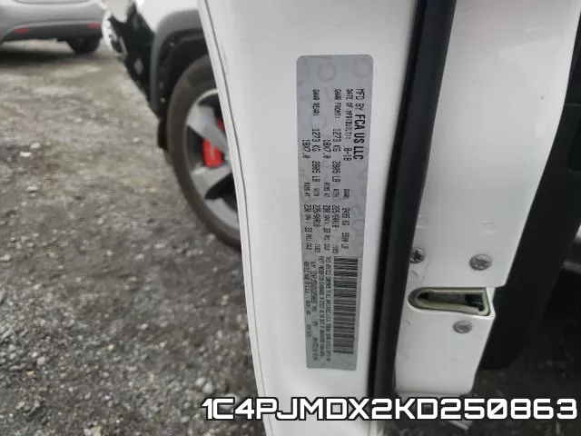 1C4PJMDX2KD250863 фото 2
