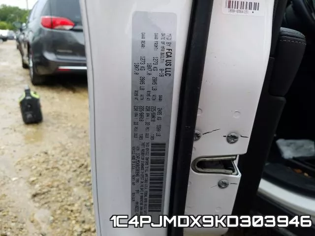 1C4PJMDX9KD303946 фото 2