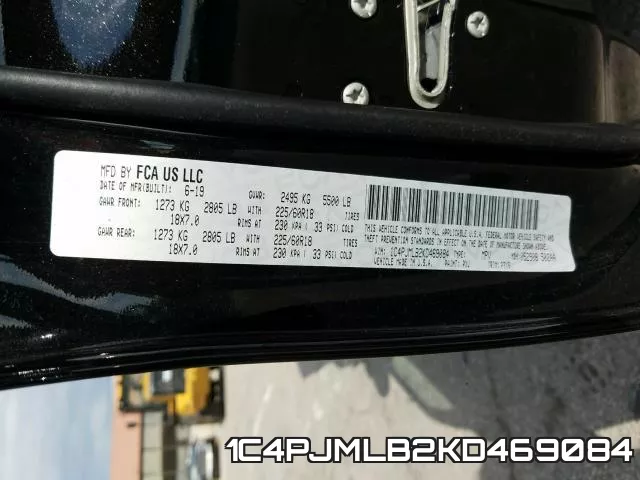 1C4PJMLB2KD469084 фото 2
