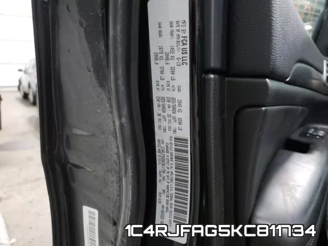 1C4RJFAG5KC811734 фото 2