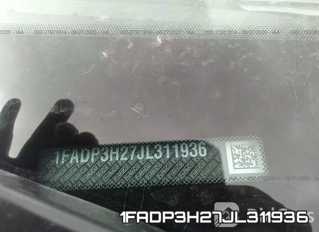 1FADP3H27JL311936 фото 10