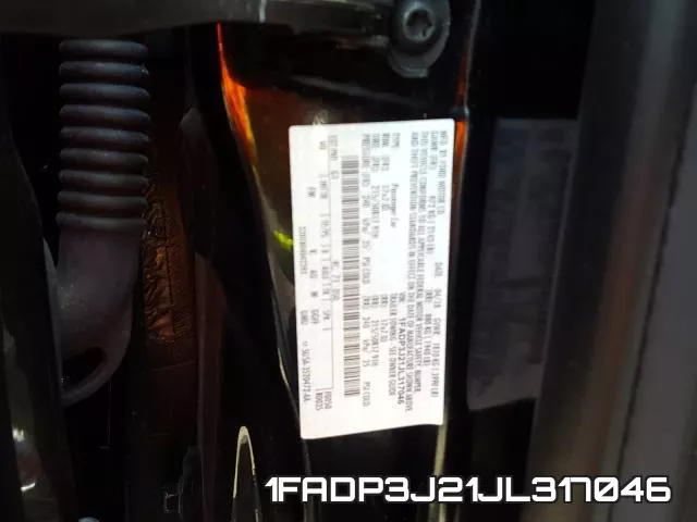 1FADP3J21JL317046 фото 2