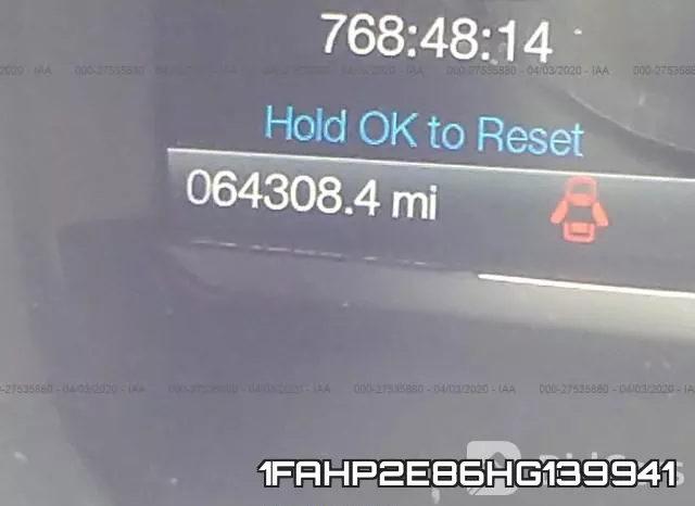 1FAHP2E86HG139941 фото 8