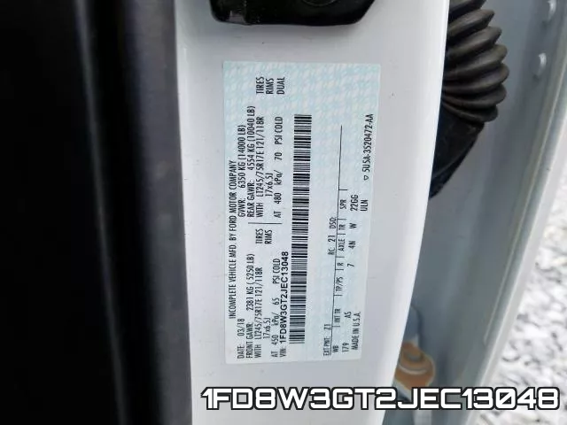 1FD8W3GT2JEC13048 фото 2