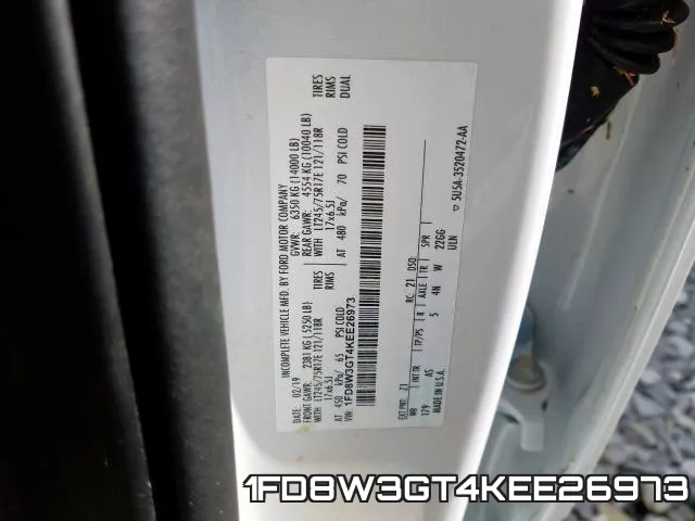 1FD8W3GT4KEE26973 фото 2