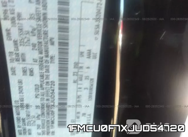 1FMCU0F7XJUD54720 фото 9