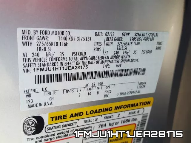 1FMJU1HT1JEA28175 фото 2