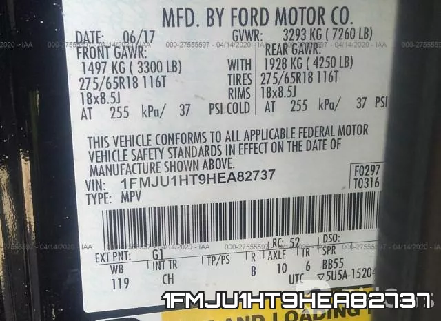 1FMJU1HT9HEA82737 фото 10