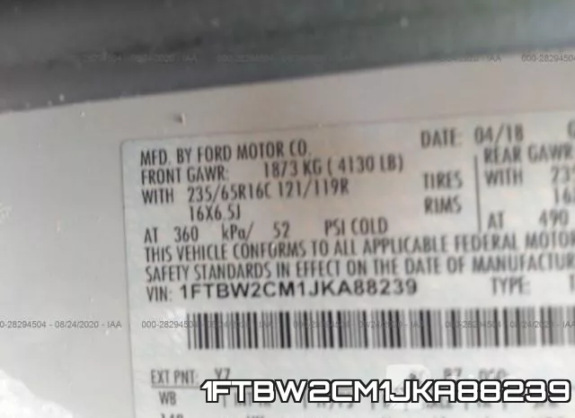 1FTBW2CM1JKA88239 фото 10