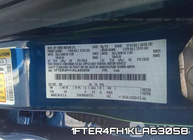 1FTER4FH1KLA63058 фото 10