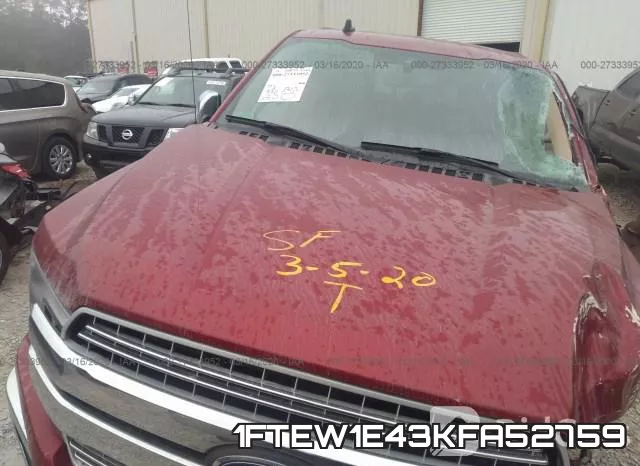 1FTEW1E43KFA52759 фото 2