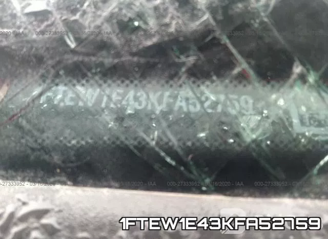 1FTEW1E43KFA52759 фото 10