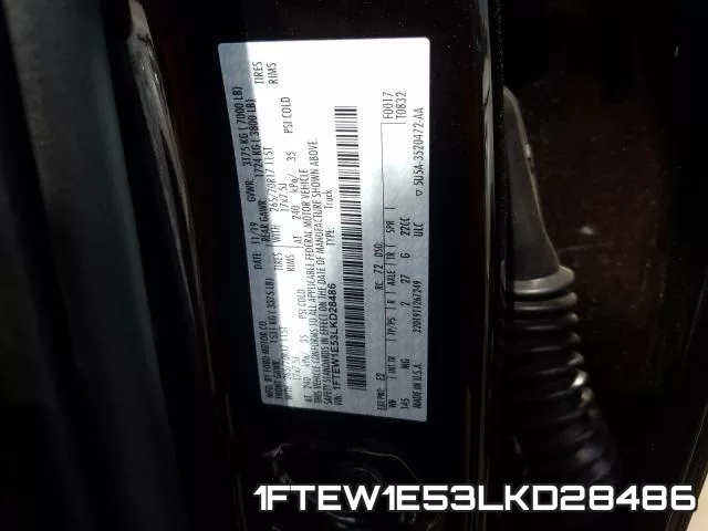1FTEW1E53LKD28486 фото 2