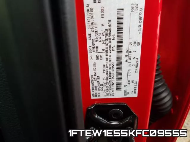 1FTEW1E55KFC09555 фото 2