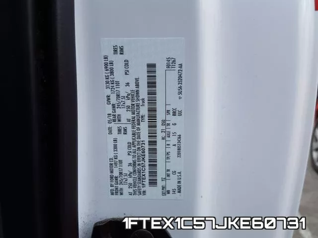 1FTEX1C57JKE60731 фото 2