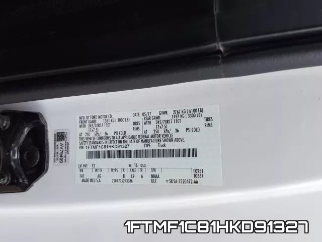1FTMF1C81HKD91327 фото 2