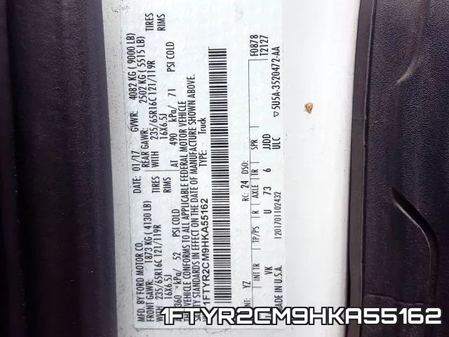 1FTYR2CM9HKA55162 фото 2