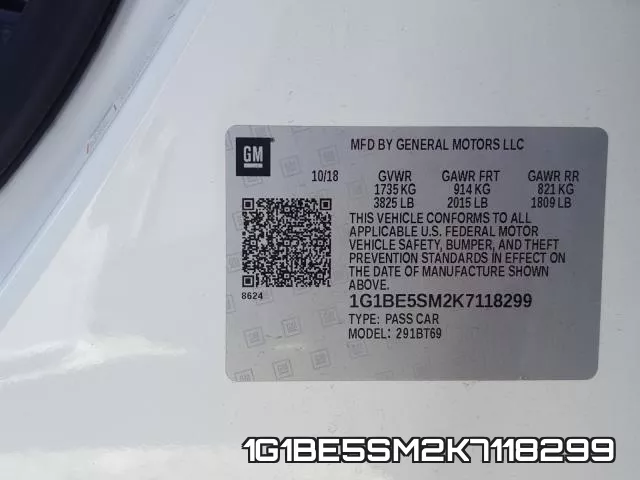 1G1BE5SM2K7118299 фото 2