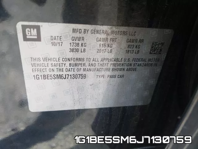 1G1BE5SM6J7130759 фото 2