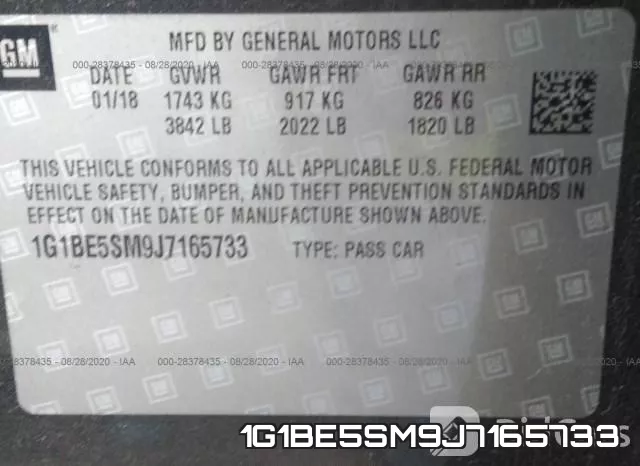 1G1BE5SM9J7165733 фото 10